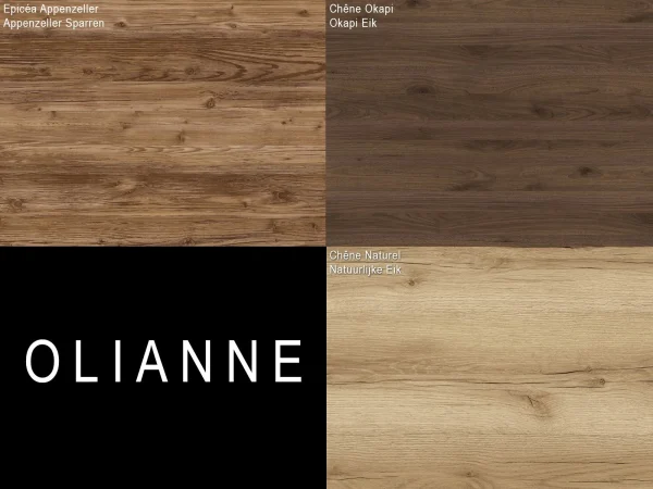 prix de gros Étagère OLIANNE 147 Cm Chêne Naturel 5