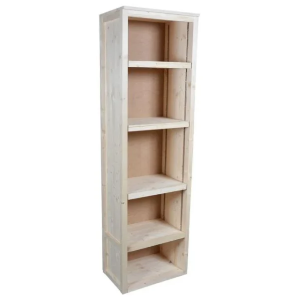 Bon marché 👍 Armoire étroite Bois Clair 60X37X200 Cm ✔️ qualité d’originales 1