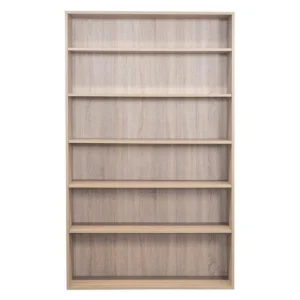 boutique en ligne france Remise 🛒 Buffet Haut Chêne Naturel L120 X P40 X H200cm 😍 6