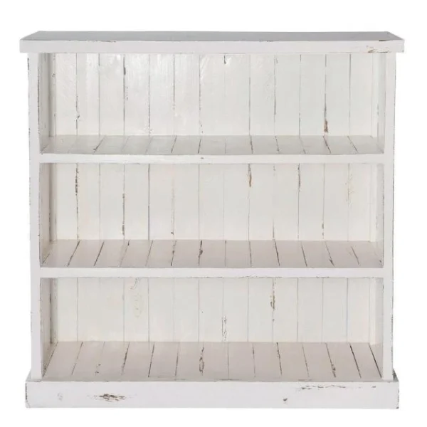Remise ⌛ Buffet Héritage Pin Blanc Patiné L.110 X P.39 X H.110cm 🔔 magasin pour 1