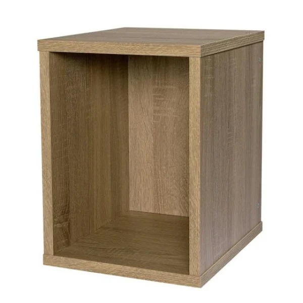 Remise ✨ Case Murale Avec Fond L30xP35xH40cm Vinno – Coloris Chêne Authentique 🥰 pas cher 1