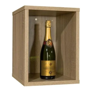 Remise ✨ Case Murale Avec Fond L30xP35xH40cm Vinno – Coloris Chêne Authentique 🥰 pas cher 9