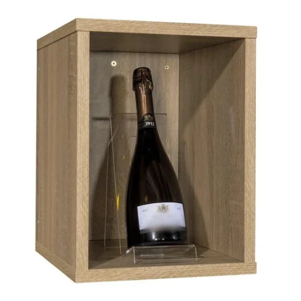 Remise ✨ Case Murale Avec Fond L30xP35xH40cm Vinno – Coloris Chêne Authentique 🥰 pas cher 4