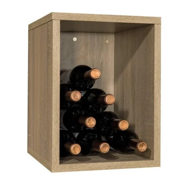 Remise ✨ Case Murale Avec Fond L30xP35xH40cm Vinno – Coloris Chêne Authentique 🥰 pas cher 5