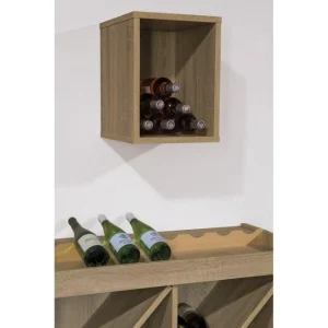 Remise ✨ Case Murale Avec Fond L30xP35xH40cm Vinno – Coloris Chêne Authentique 🥰 pas cher 15