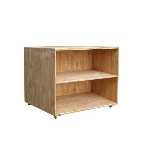 De gros 🤩 Comptoir épicerie Double Face S. Roulet., 2 Niveaux, Bois Massif, 119x100x100cm 🎁 achat 1