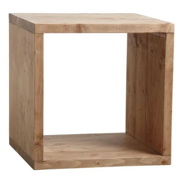 Meilleur prix 🎁 Etagère 1 Niche En épicéa Ciré Miel 41.5x40x41.5 😍 à prix d'occasion 1