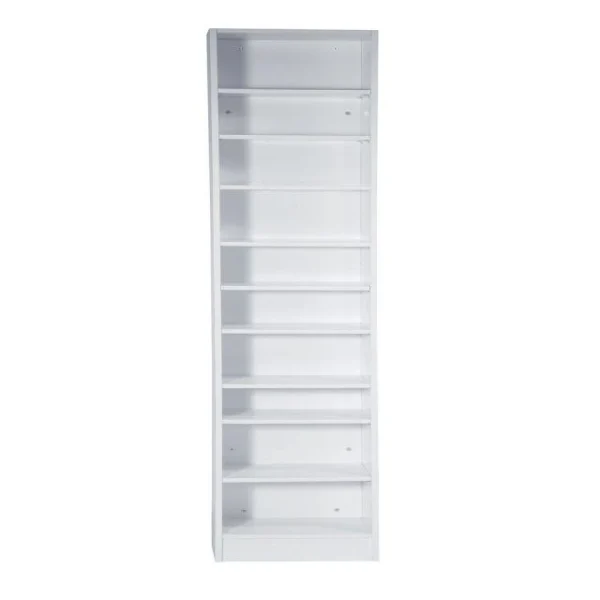 mode pas chere Acheter 😀 Etagère 10 Niveaux Blanc L70 X P25 X H230cm 🔥 1