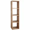 Grosses soldes 🥰 Etagère 4 Niches En épicéa Ciré Miel 41.5x40x157.5 ⌛ remise en ligne 7