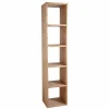 Meilleure vente 🧨 Etagère 5 Niches En épicéa Ciré Miel 41.5x40x196.5 🧨 styles dernier cri 7
