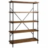 à prix d'occasion Promo 🔔 Etagère 5 Niveaux En Bois Et Métal 117x40x184,5 👍 7