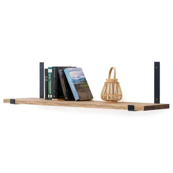 prix de gros Budget ✨ Étagère à Fixer Au Mur Bristol – Industriel-vintage 120x30x3cm. ✔️ 1