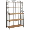 Prix très abordable Le moins cher 😍 Etagère Boulangère Pliante Largeur 112 Cm 112,5×44,5×186 ⭐ 11