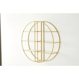 des prix incroyables Offres ❤️ Etagère Demi Lune Droite Ou Gauche Cremagold L 45 X P 20 X H 90 Cm 💯 14