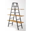 Top 10 😍 Etagère échelle Métal Noir 3 Tablettes Bois L120 X P40 X H160cm 😍 magasins pour 10