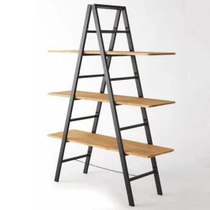 Top 10 😍 Etagère échelle Métal Noir 3 Tablettes Bois L120 X P40 X H160cm 😍 magasins pour 16