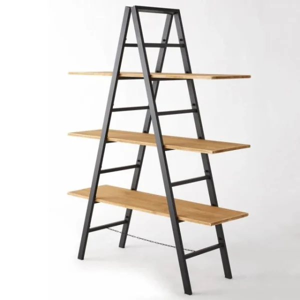 Top 10 😍 Etagère échelle Métal Noir 3 Tablettes Bois L120 X P40 X H160cm 😍 magasins pour 6