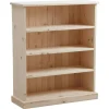 mode pas chere Grosses soldes 🎉 Etagère En Bois Brut 3 Tablettes 75x28x90 😉 7