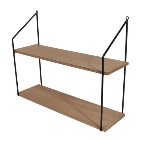 REMISE Meilleure affaire ✔️ Etagère Murale 2 Plateaux 45,5x18x60cm ✔️ 3
