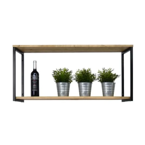 Bon marché ✔️ Étagère Murale Double Icub – Industriel Vintage 30X100x48h.cm. 30mm. 🛒 magasin pour 1