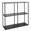vente en ligne pas cher Coupon ⌛ Étagère Murale En Métal Noir 80x25x80 ✔️ 19