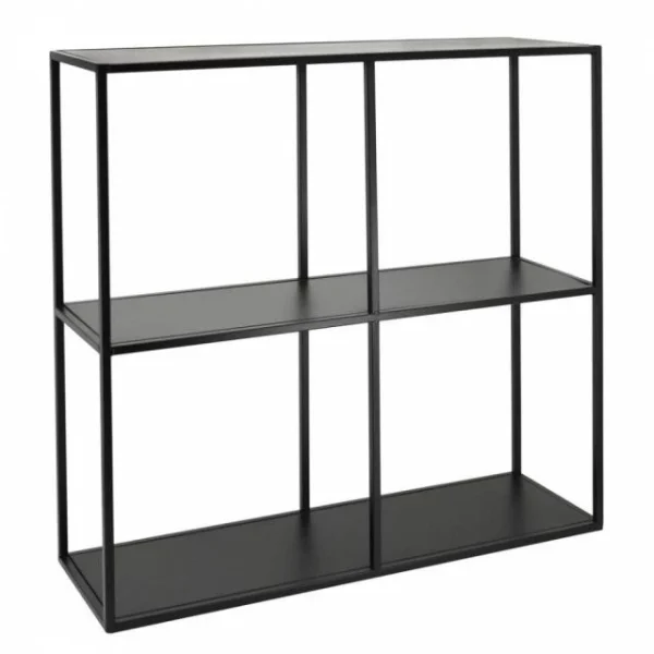 vente en ligne pas cher Coupon ⌛ Étagère Murale En Métal Noir 80x25x80 ✔️ 1