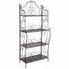 site pas cher Bon marché 😉 Etagère Pliante En Métal Vieilli 70x37x155 🎁 5