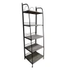 De gros 🔔 Etagère Pliante Métal Et Bois 5 étagères L60 X P50 X H200 Cm 🧨 magasin paris 7