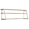 Meilleur prix ✨ Étagère Polygonal Ascendant 100x35x47cm Blanc – 2 Supports Industriel 👍 Achat 17