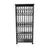 Offres ⌛ Etagère Sur Roulette Noire Brooklyn 93*43.5*H201.50 😉 design à la mode 7