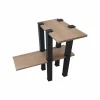 qualité supérieure Meilleur prix 👏 Kit Etagère Modulable – 2 Plateaux Et 8 Pieds Noirs 🧨 14