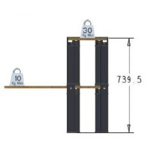 Bon marché ✔️ Kit Etagère Modulable – 2 Plateaux Et 8 Pieds Verts 🔥 Retour gratuit en magasin. 3