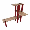 l'unique style Top 10 👏 Kit Etagère Modulable – 3 Plateaux 14 Pieds Rouges 🔥 14