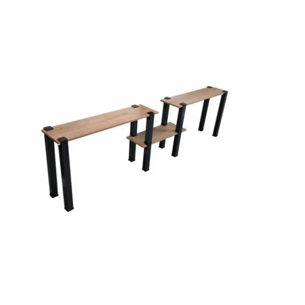 en vente Acheter ⭐ Kit Etagère Modulable – 3 Plateaux, 8 Pieds Et 4 Pieds Noirs 🎁 1