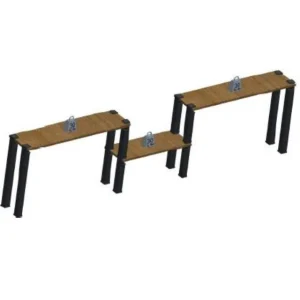 en vente Acheter ⭐ Kit Etagère Modulable – 3 Plateaux, 8 Pieds Et 4 Pieds Noirs 🎁 18