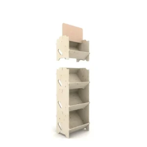 Meilleure affaire ✔️ Présentoir Bois IZZIBOX© En Contreplaqué De Pin – 4 Modules Emboitables 💯 en vente 6